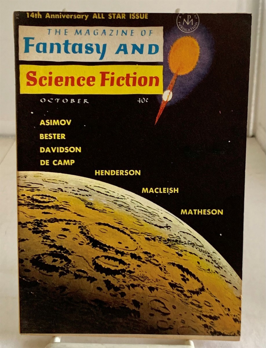 Image for Girl of My Dreams by Richard Matheson, and, Fade-Out by Avram Davidson, found in the Magazine of Fantasy and Science Fiction (October, 1963)