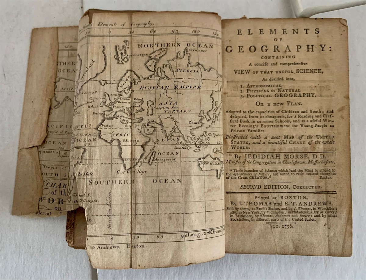 MORSE, JEDIDIAH (D. D. ) - Elements of Geography: Containing a Concise and Comprehensive View of That Useful Science. . .