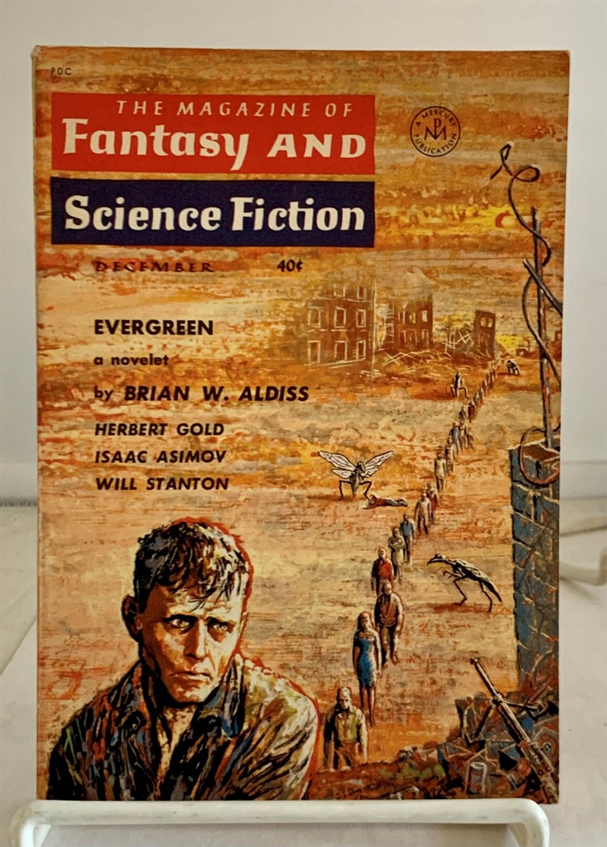 FERMAN, JOSEPH W. (PUBLISHER) - Evergreen, a Novelet By Brian W. Aldiss, Featured in: The Magazine of Fantasy and Science Fiction (Dec. 1961)