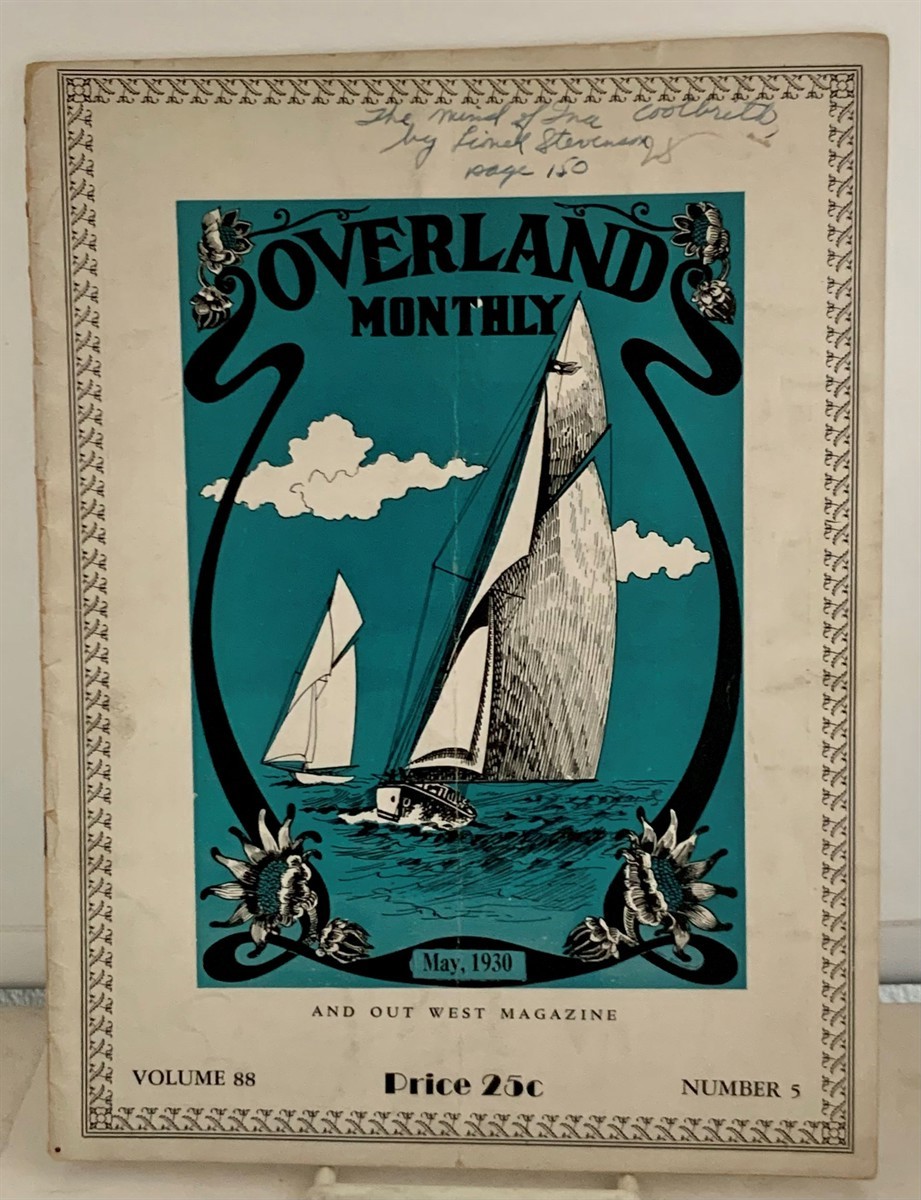 OVERLAND MONTHLY MAGAZINE - Song at Evenfall By Clark Ashton Smith Featured in Overland Monthly Magazine May 1930