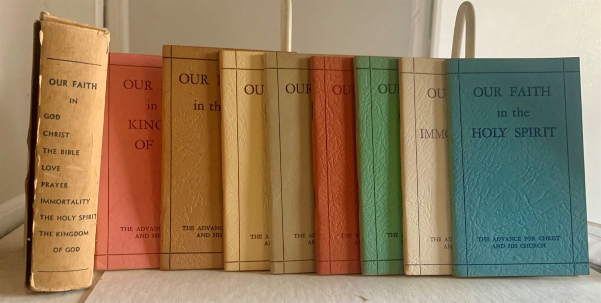 MARTIN, BISHOP WILLIAM C. AND G. BROMLEY OXNAM - Our Faith in the Bible (Eight Volume Set) the Advance for Christ and His Church