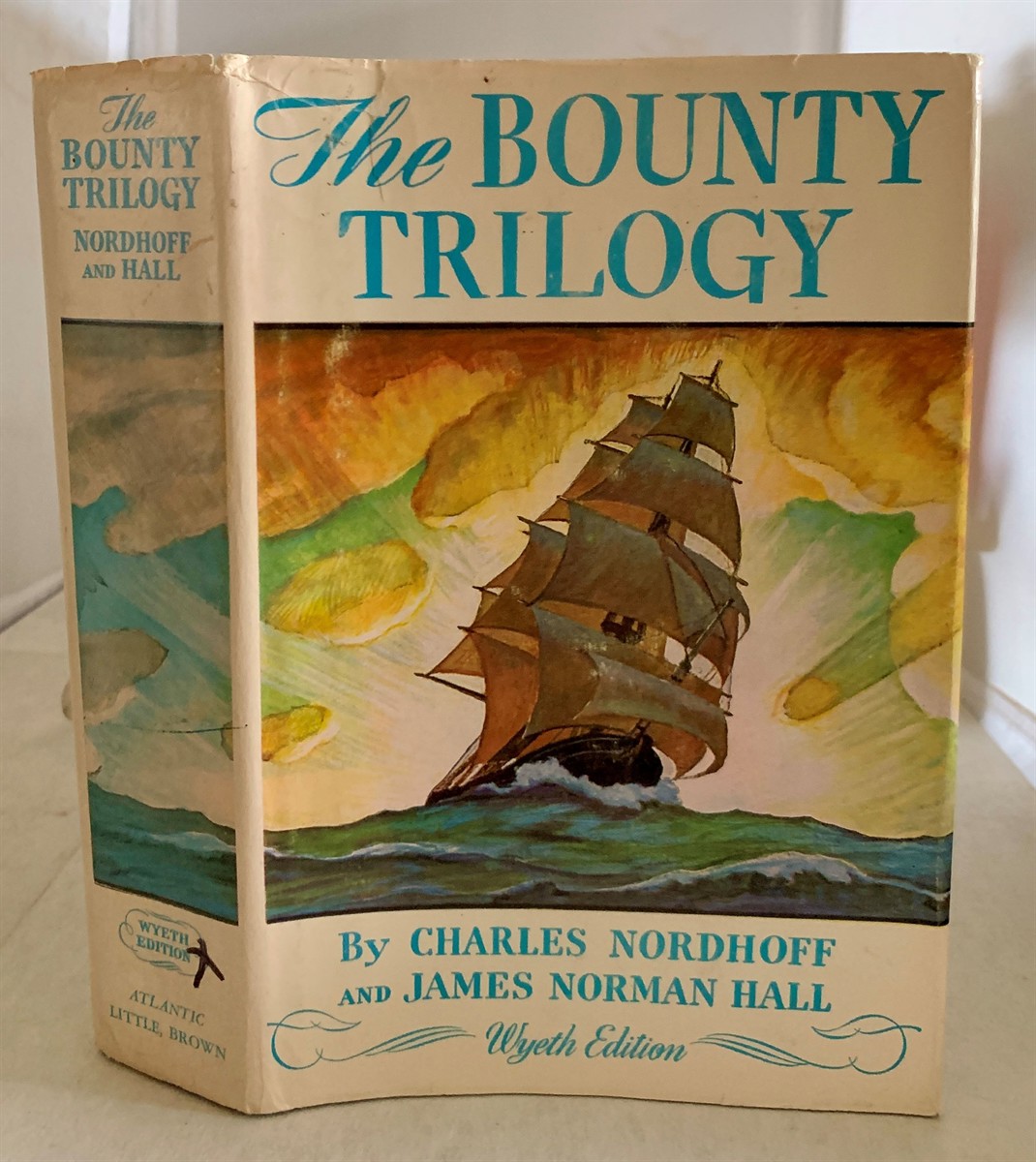 NORDHOFF, CHARLES AND JAMES NORMAN HALL - The Bounty Trilogy Wyeth Edition