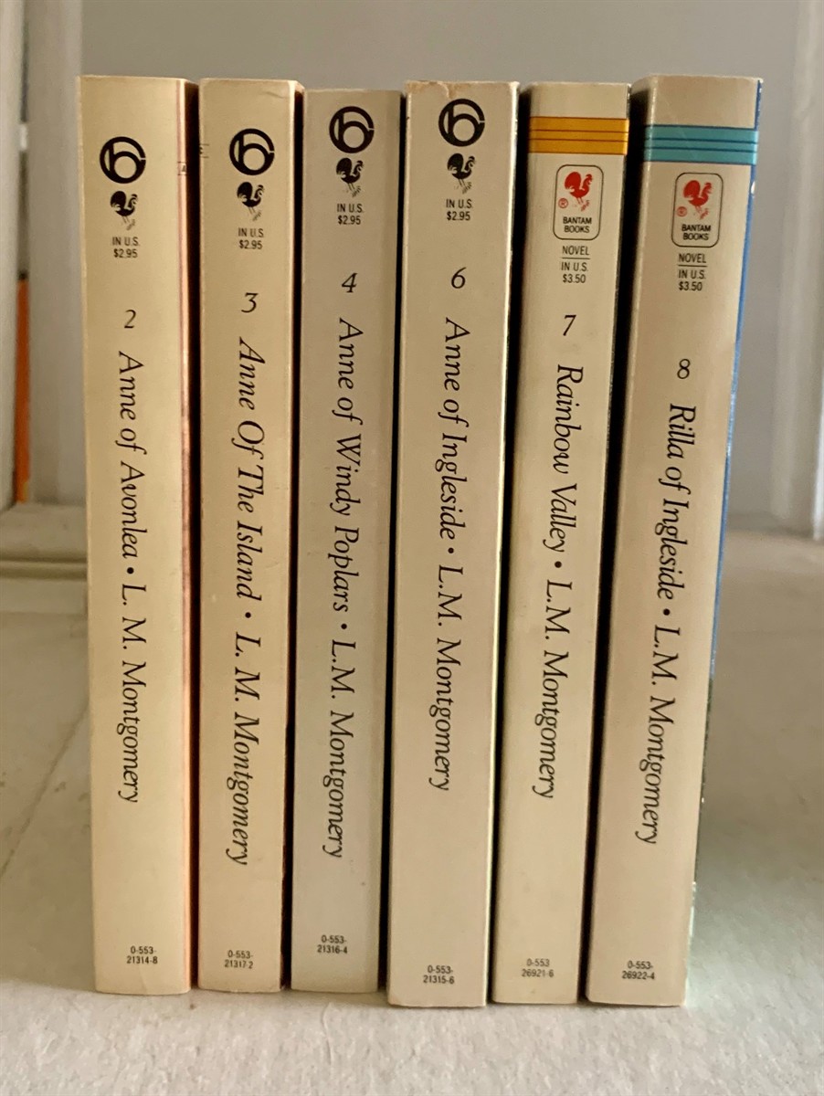 MONTGOMERY, L. M. - Anne of Green Gables Series Volumes #2,3,4,6,7,8: Anne of Avonlea, Anne of the Island, Anne of Windy Poplars, Anne of Ingleside, Rainbow Valley, Rilla of Ingleside