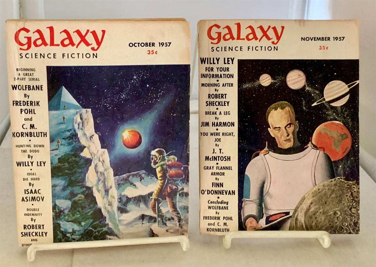 GUINN, ROBERT M. (PUBLISHER) - Wolfbane, a Full Length Novel in Two Parts By Frederik Pohl & C.M. Kornbluth, As Found in Galaxy Science Fiction (Oct 1957 , Vol. 14 No. 6 and Nov. 1957 Vol. 15 No. 1)