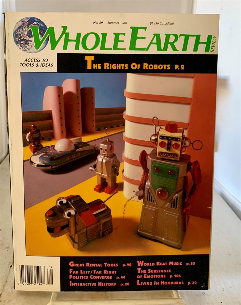 KELLY, KEVIN (EDITED BY) - Whole Earth Review Summer 1988, #59