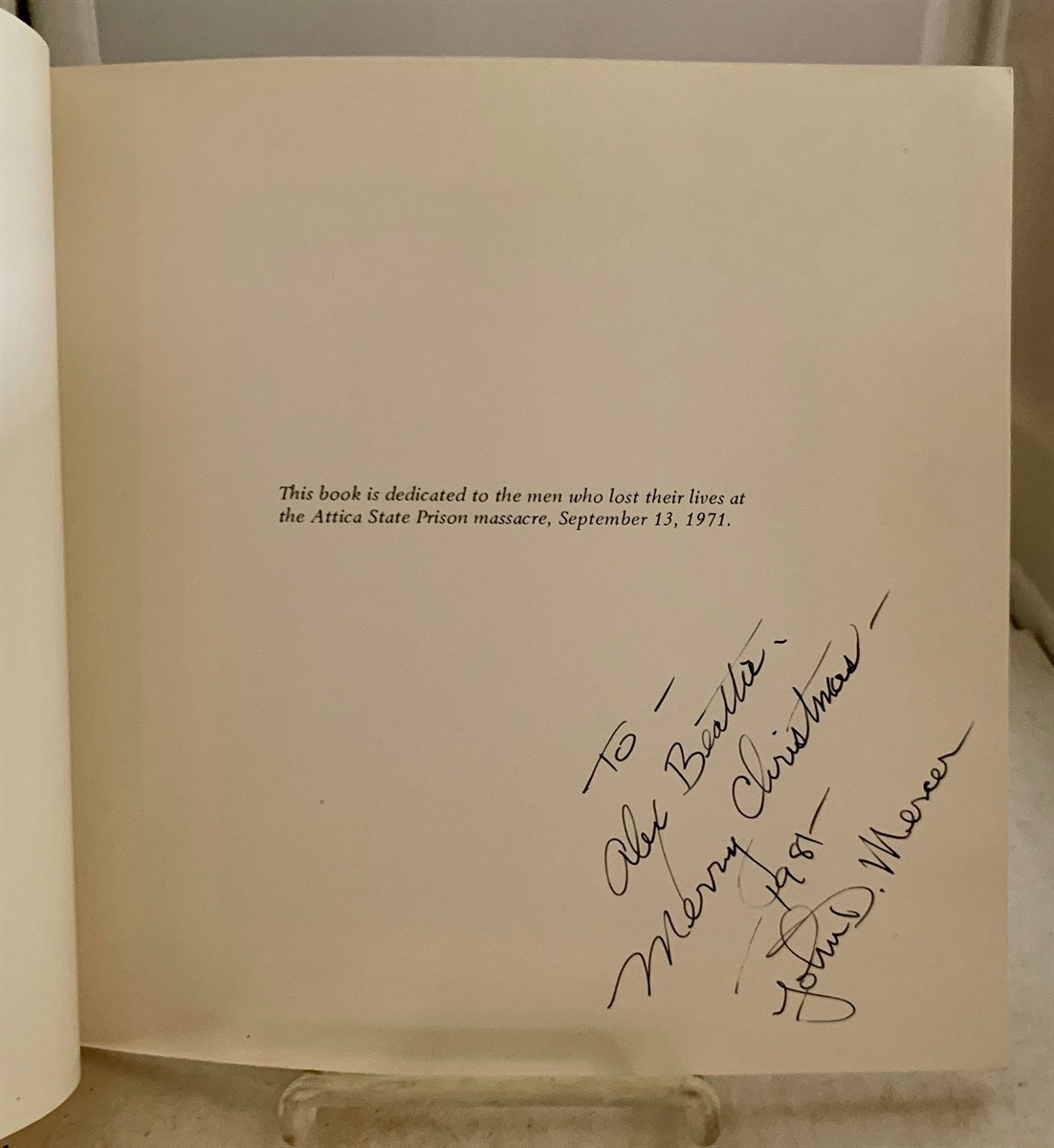 MERCER, JOHN D - Island of the Pelicans a Photographic Essay of the Island of Alcatraz