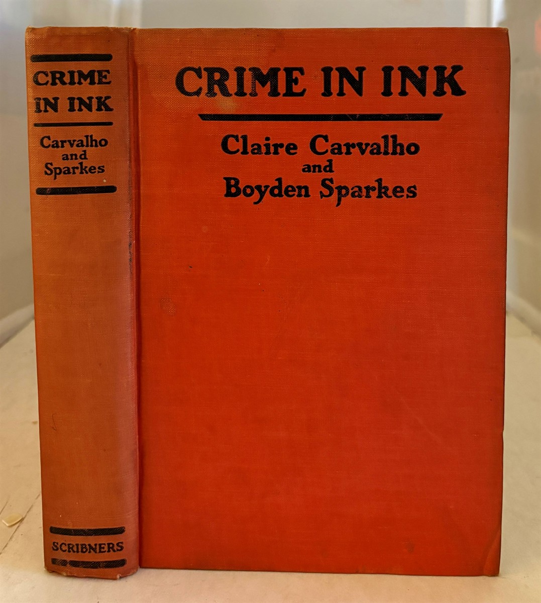 CARVALHO, CLAIRE AND BOYDEN SPARKES - Crime in Ink