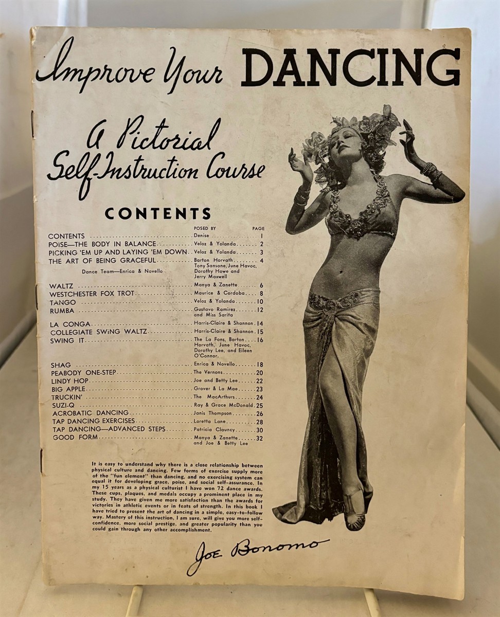 BONOMO, JOE - Improve Your Dancing a Pictorial Self-Instruction Course