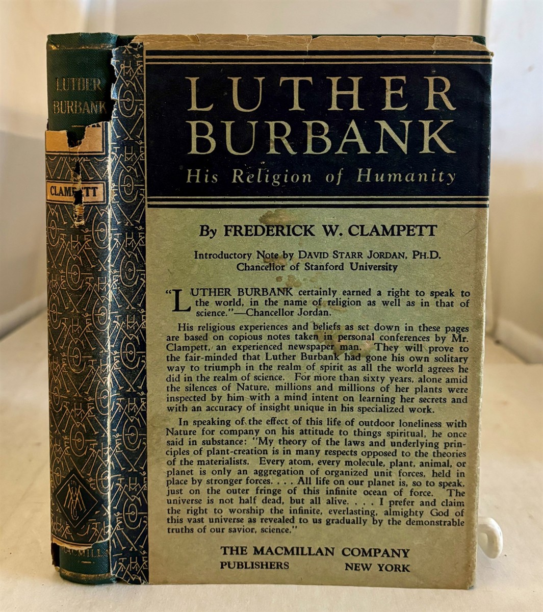 CLAMPETT, FREDERICK WILLIAM - Luther Burbank Our Beloved Infidel, His Religion of Humanity
