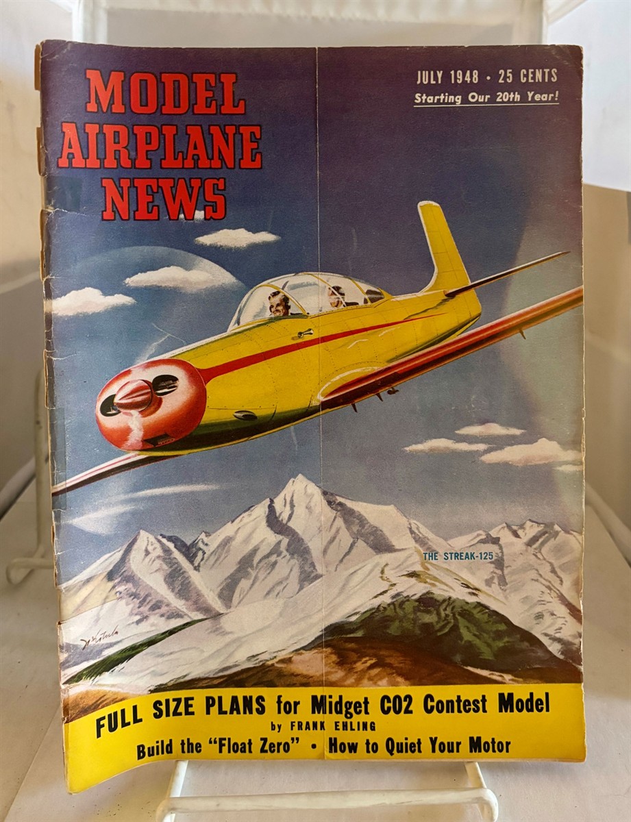 MCENTEE, HOWARD G. (EDITOR) - Model Airplane News July 1948; Vol. XXXIX, No. 1