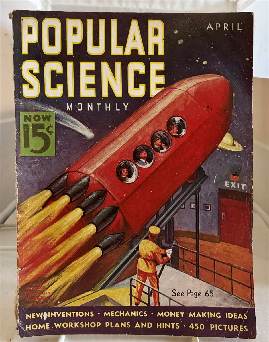 BROWN, RAYMOND J. (EDITOR) - Popular Science Monthly April 1938; Vol. 132, No. 4