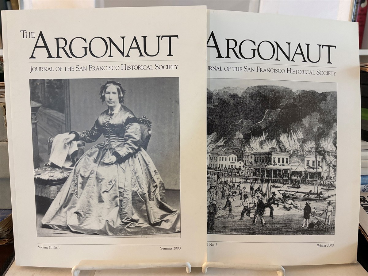 MOORE, SHARON A. (EDITOR) - The Argonaut: Journal of the San Francisco Historical Society Summer and Winter 2000; Vol. 11, No. 1 and 2 (2 Volume Set)