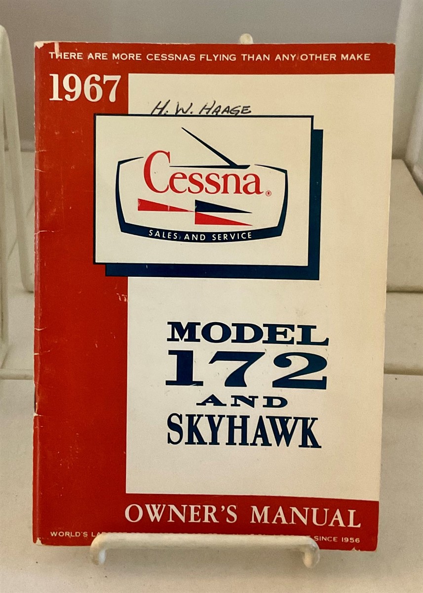 1967 Cessna Model 172 and Skyhawk Owner's Manual