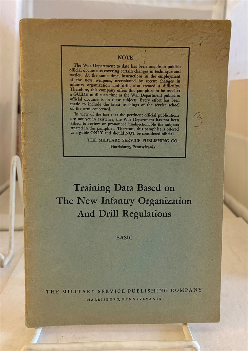 Training Data Based on the New Infantry Organization and Drill Regulations Basic