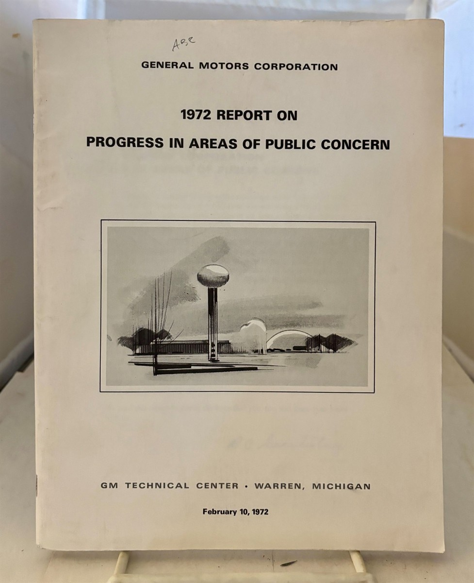 1972 Report on Progress in Areas of Public Concern