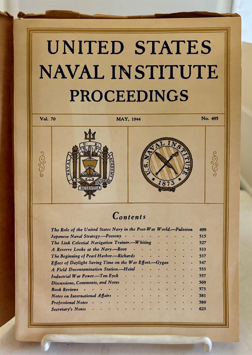 United States Naval Institute Proceedings May, 1944; Vol. 70, No. 5; Whole No. 495