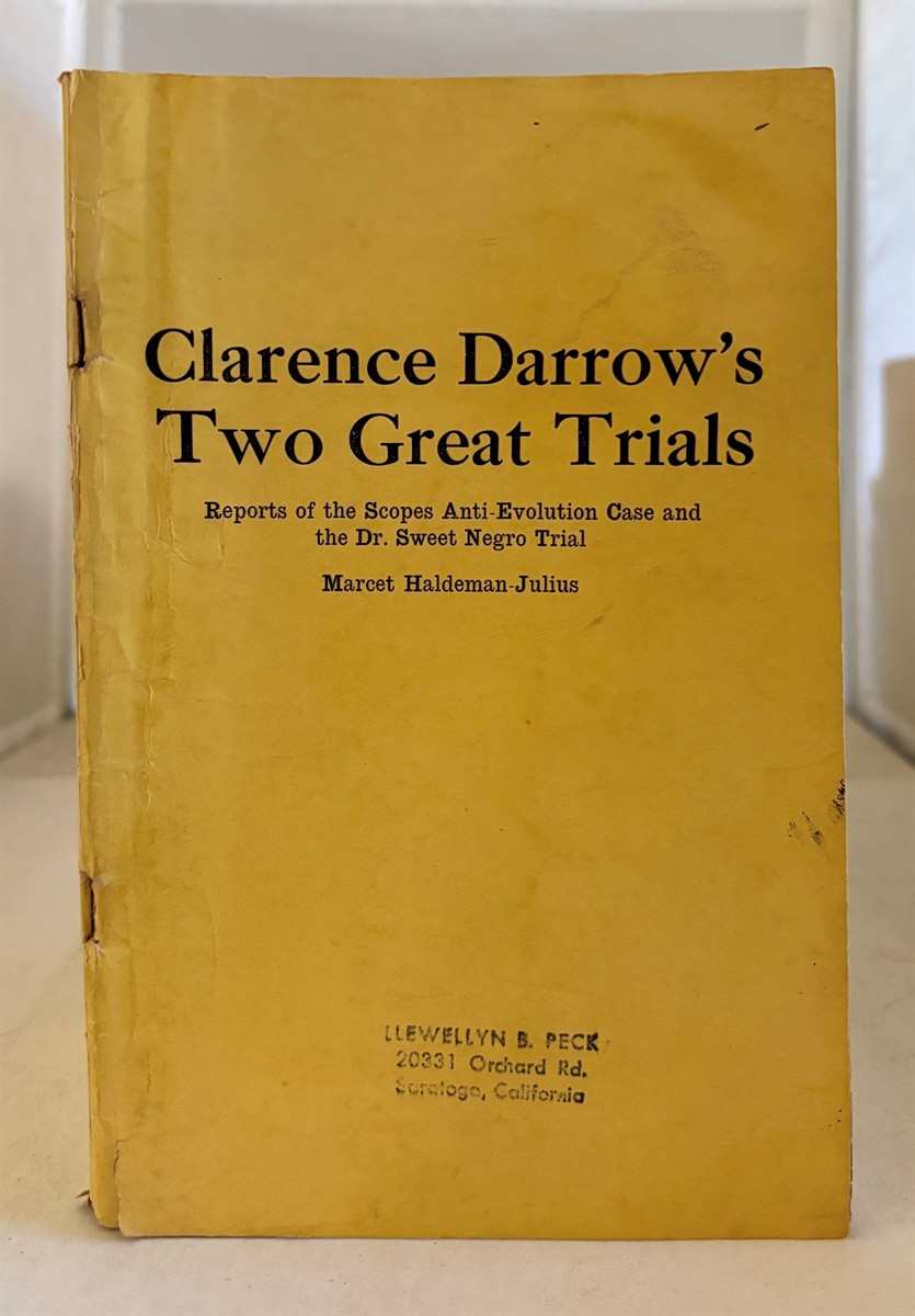 Clarence Darrow's Two Great Trials; Reports of the Scopes Anti-Evolution Case and the Dr. Sweet Negro Trial