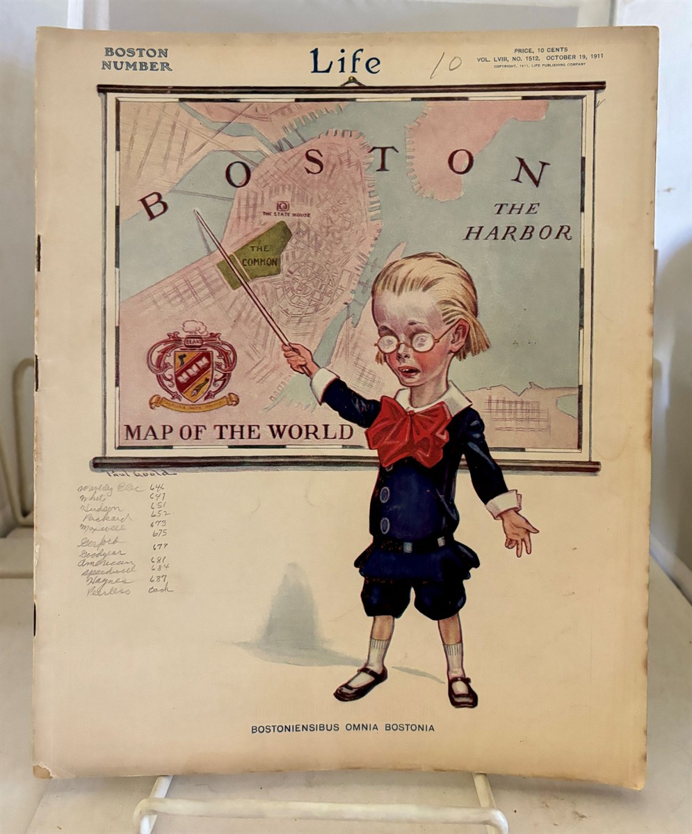 Life Magazine: Boston Number Vol. LVIII, No. 1512 (October 19, 1911)