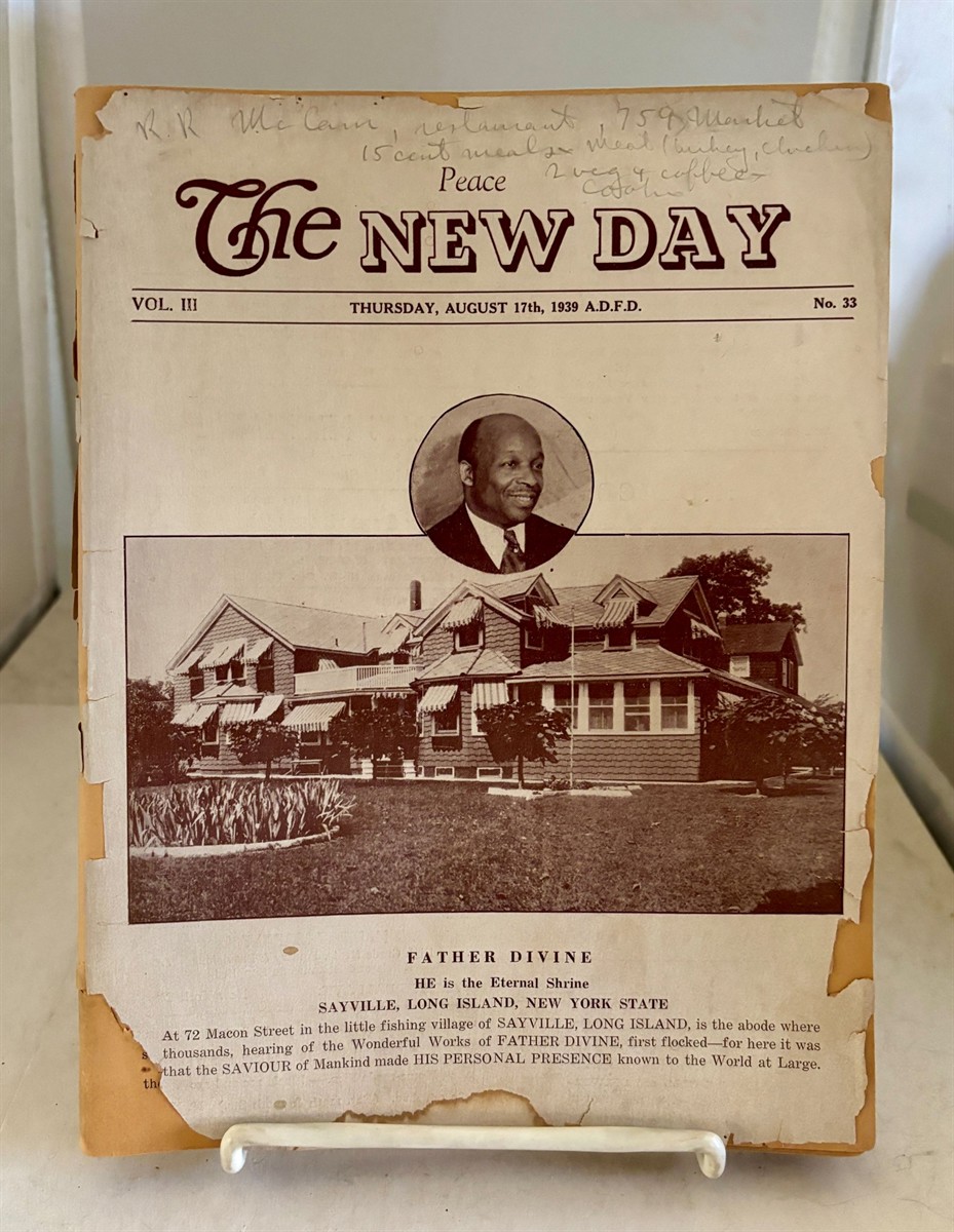 The New Day (peace) Thursday, Aug. 17th, 1939 (Vol. III. , No. 33)