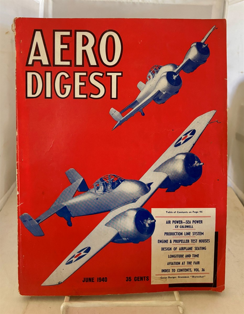Image for AERO Digest June 1940; Vol. 36, No. 6 AERO Digest June 1940; Vol. 36, No. 6