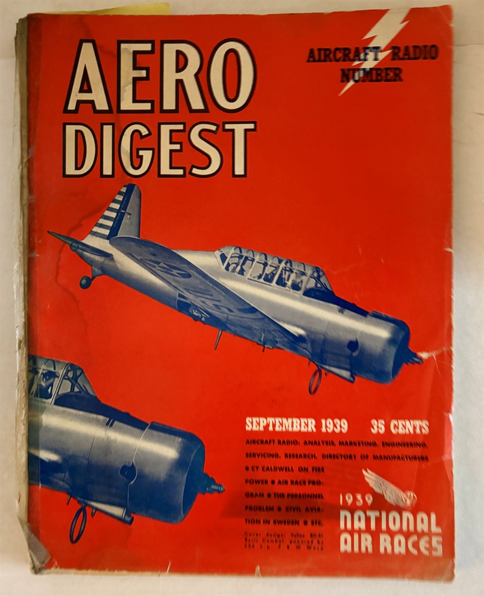 AERO Digest September 1939; Vol. 35, No. 3