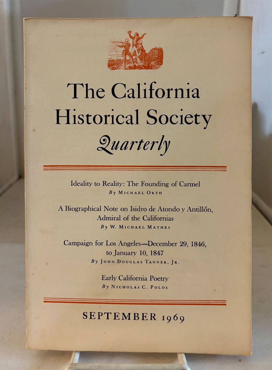 California Historical Society Quarterly September 1969; Vol. XLVIII, No. 3