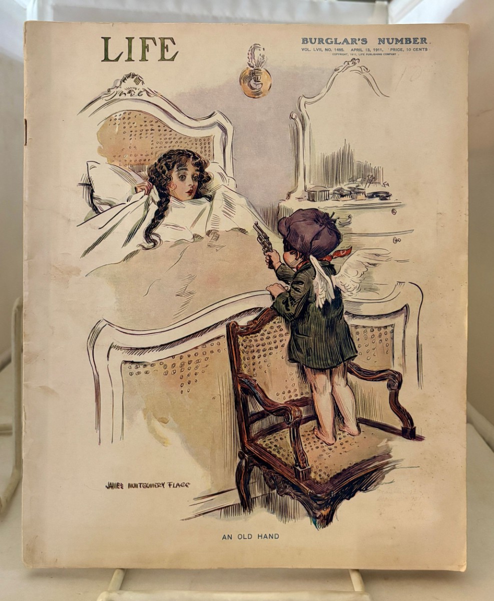 Life Magazine: Burlgar's Number; Vol. LVII, No. 1485 April 13, 1911