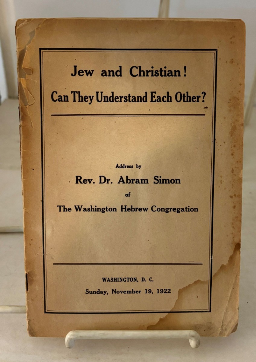 Jew and Christian! Can They Understand Each Other