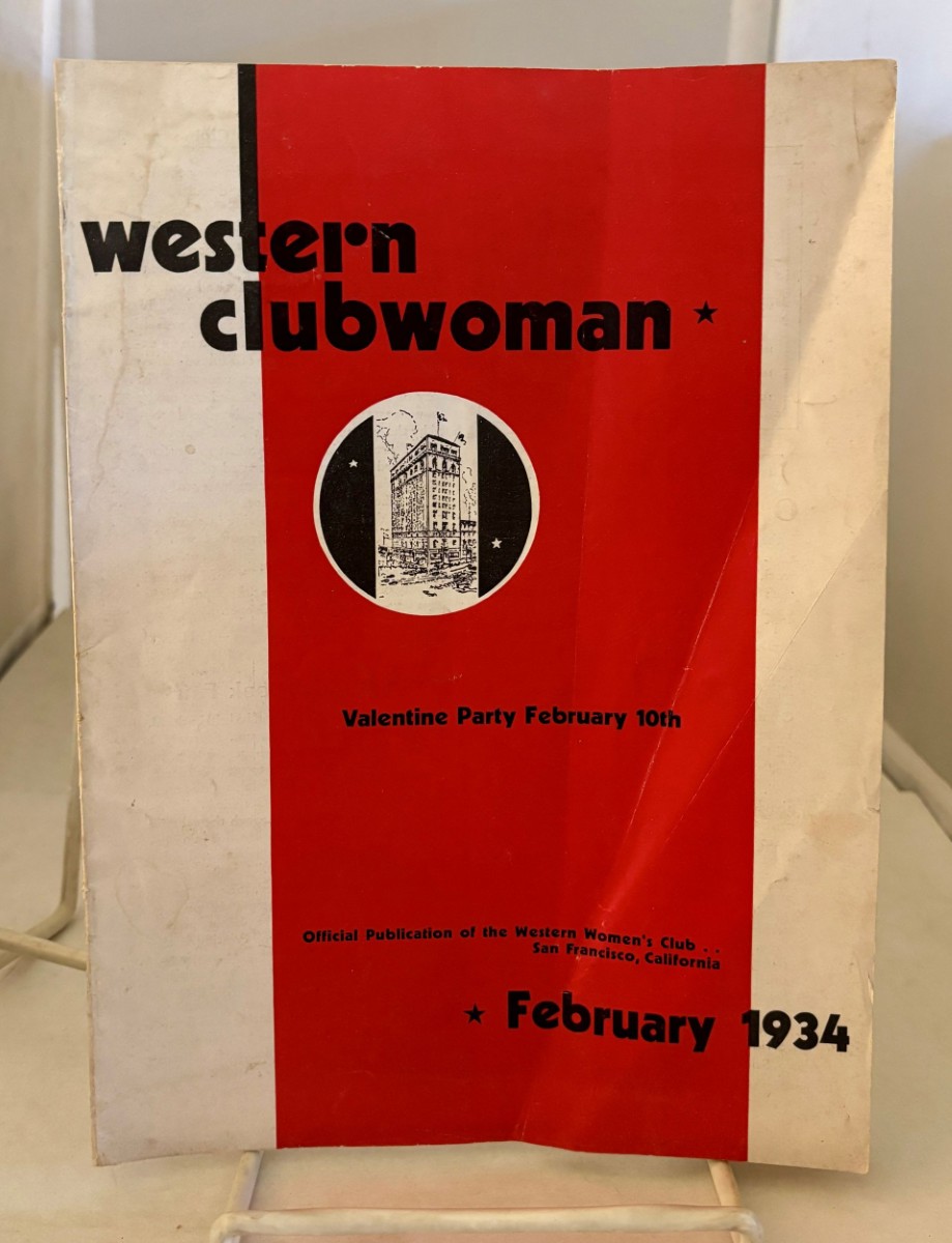 Western Clubwoman Magazine; (February, 1934) (Valentine Party February, 10th)