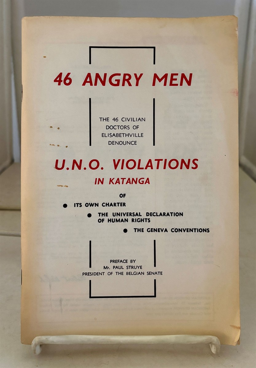 Image for 46 Angry Men U. N. O. Violations in Katanga 46 Angry Men U. N. O. Violations in Katanga