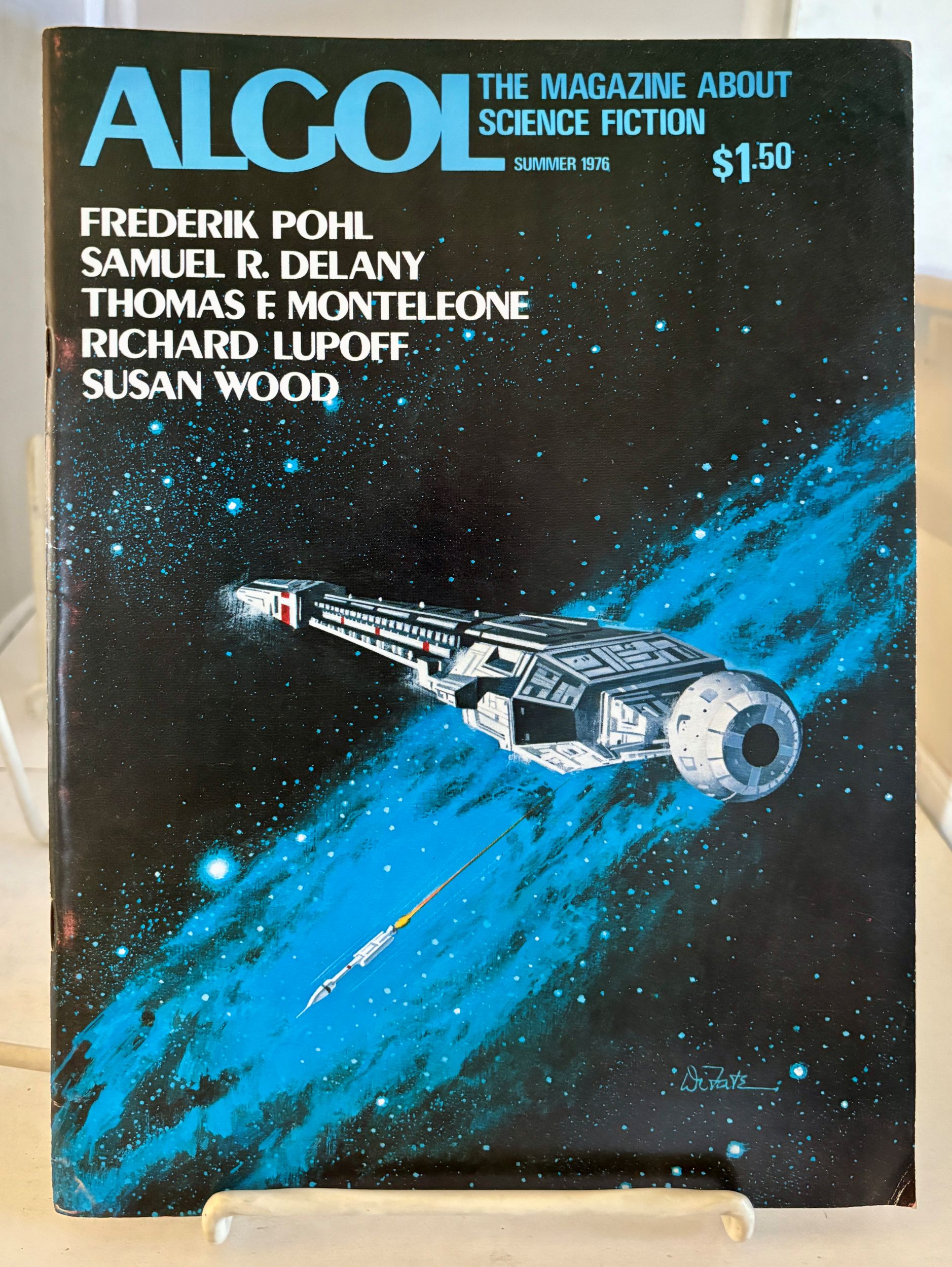 Fire and Ice- on Roger Zelazny's Short Fiction (as found in Algol the Magazine about Science Fiction); Summer 1976 (Vol. 13, No. 2, Issue. 26)