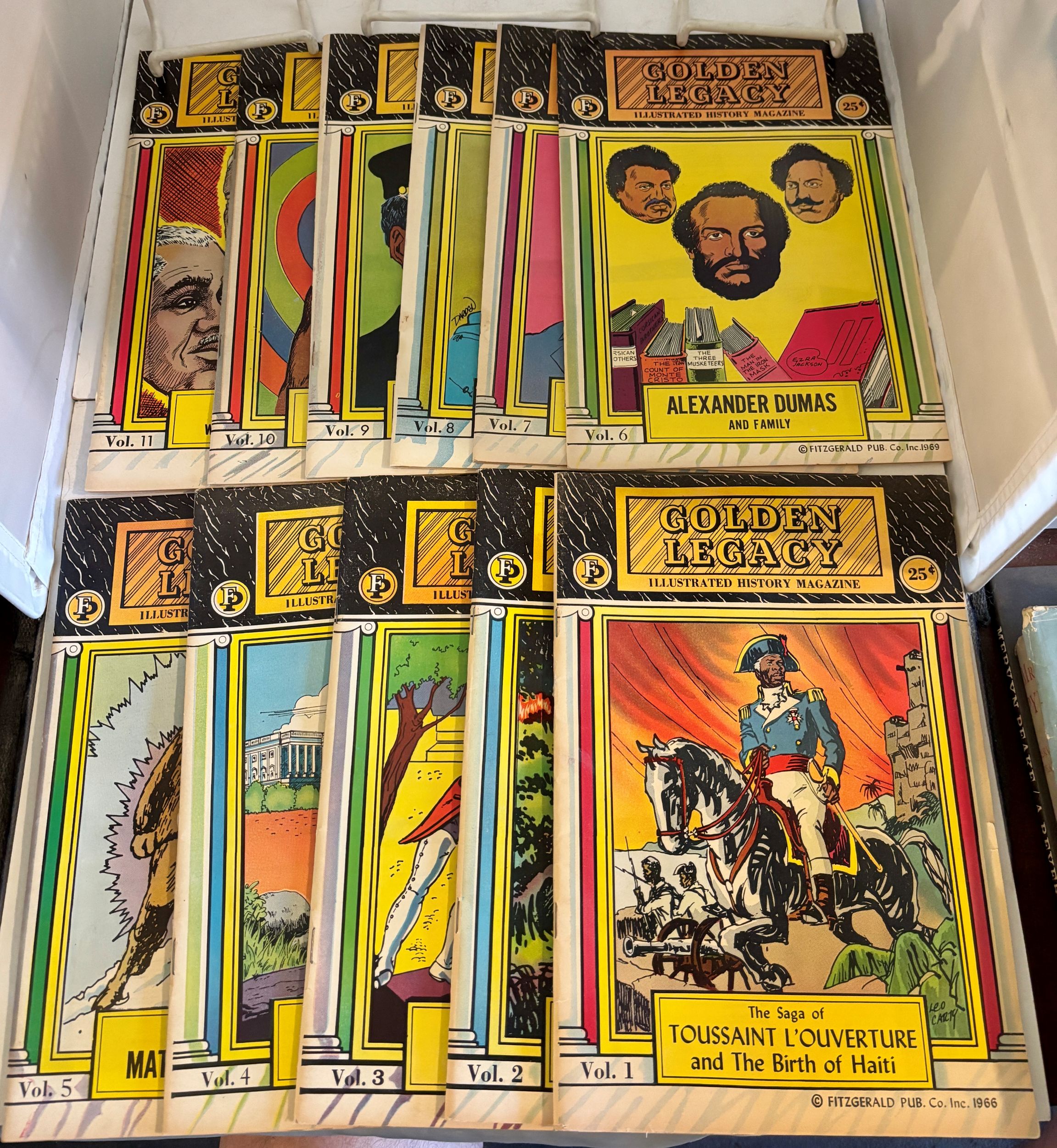 Golden Legacy Illustrated History Magazine; Issues 1-11