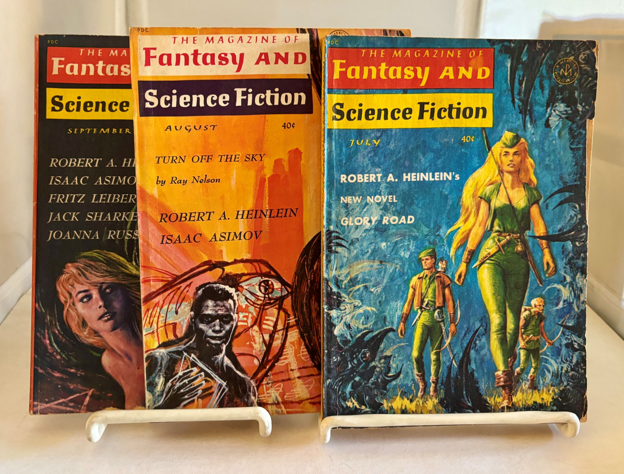 Image for Glory Road (found In The Magazine Of Fantasy And Science Fiction) 3 Volumes -; Includes July, Aug, & September 1963 Volumes Glory Road (found In The Magazine Of Fantasy And Science Fiction) 3 Volumes -; Includes July, Aug, & September 1963 Volumes
