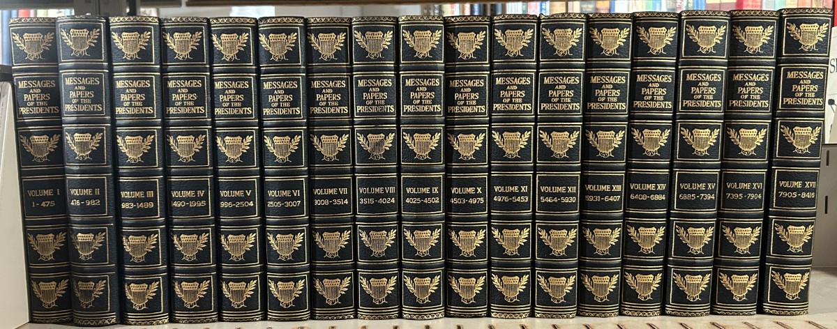 A Compilation of the Messages and Papers of the Presidents Prepared Under the Direction of the Joint Committee on Printing, of the House and Senate.