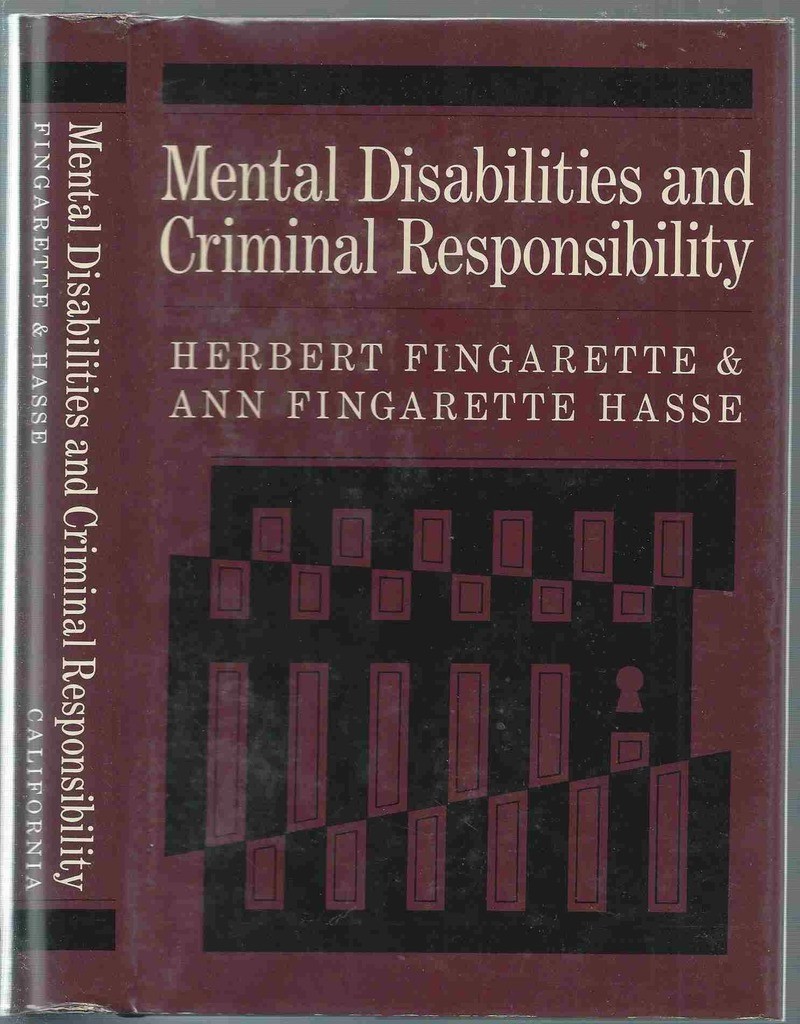Image for Mental Disabilities and Criminal Responsibility