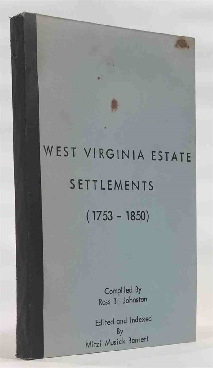 Image for West Virginia Estate Settlements, 1753-1850