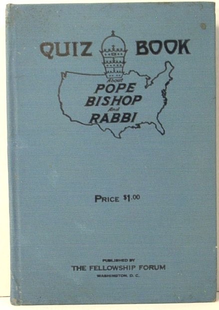 Image for Quiz Book about Pope, Bishop and Rabbi