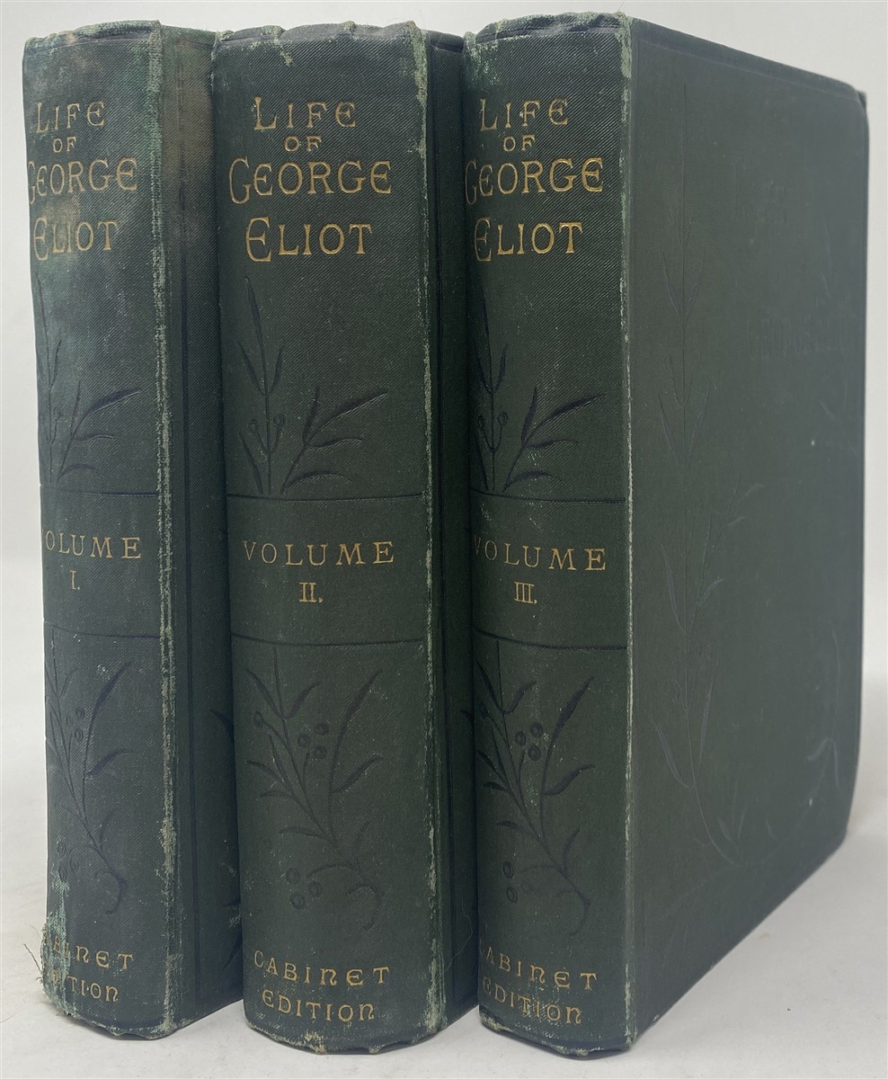 Image for George Eliot's Life As Related in Her Letters and Journals Arranged and Edited by Her Husband 3 Volumes Cabinet Edition