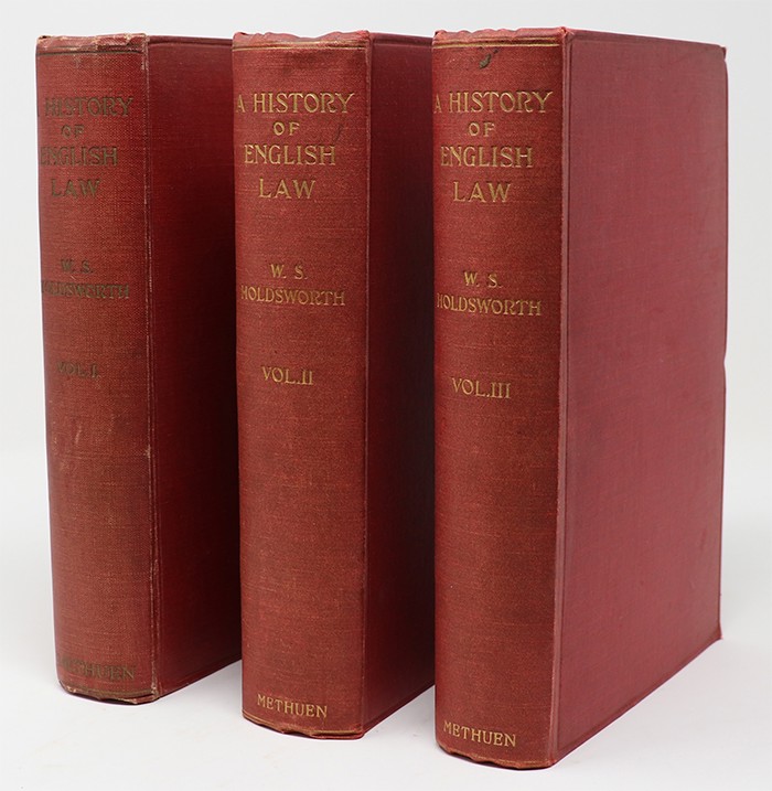 Image for A History of English Law Volumes 1 - 3