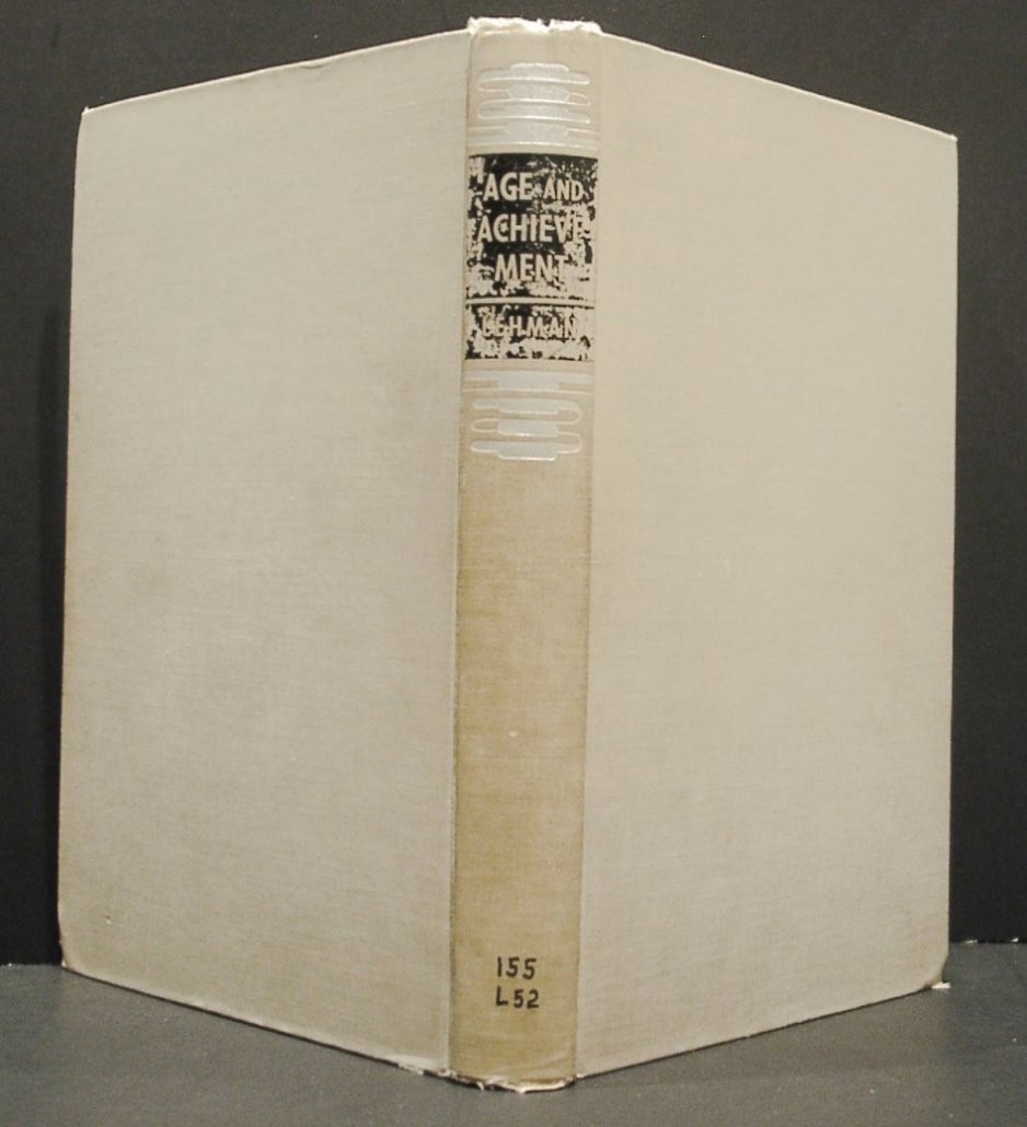 Image for Age and Achievement (American Philosophical Society Volume 33)