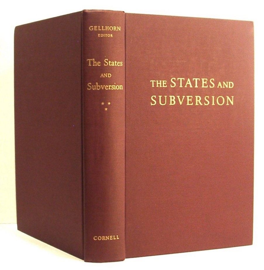 Image for The States and Subversion (Cornell Studies in Civil Liberty)