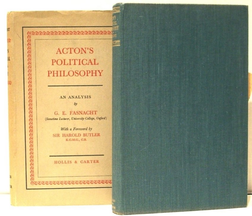 Image for Acton's Political Philosophy. an Analysis