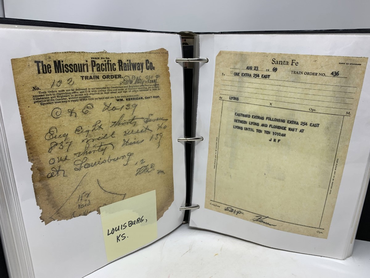 Image for Kansas Conductor and Engineman Train Order Extras Archive