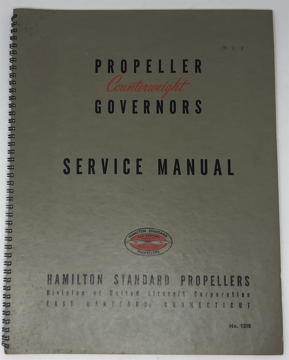 Image for Propeller Counterweight Governors Service Manual