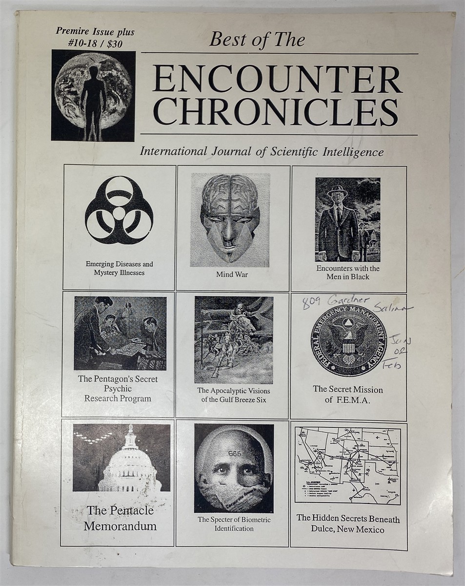 Image for Best of the Encounter Chronicles: Premiere Issue Plus #10-18 International Journal of Scientific Intelligence