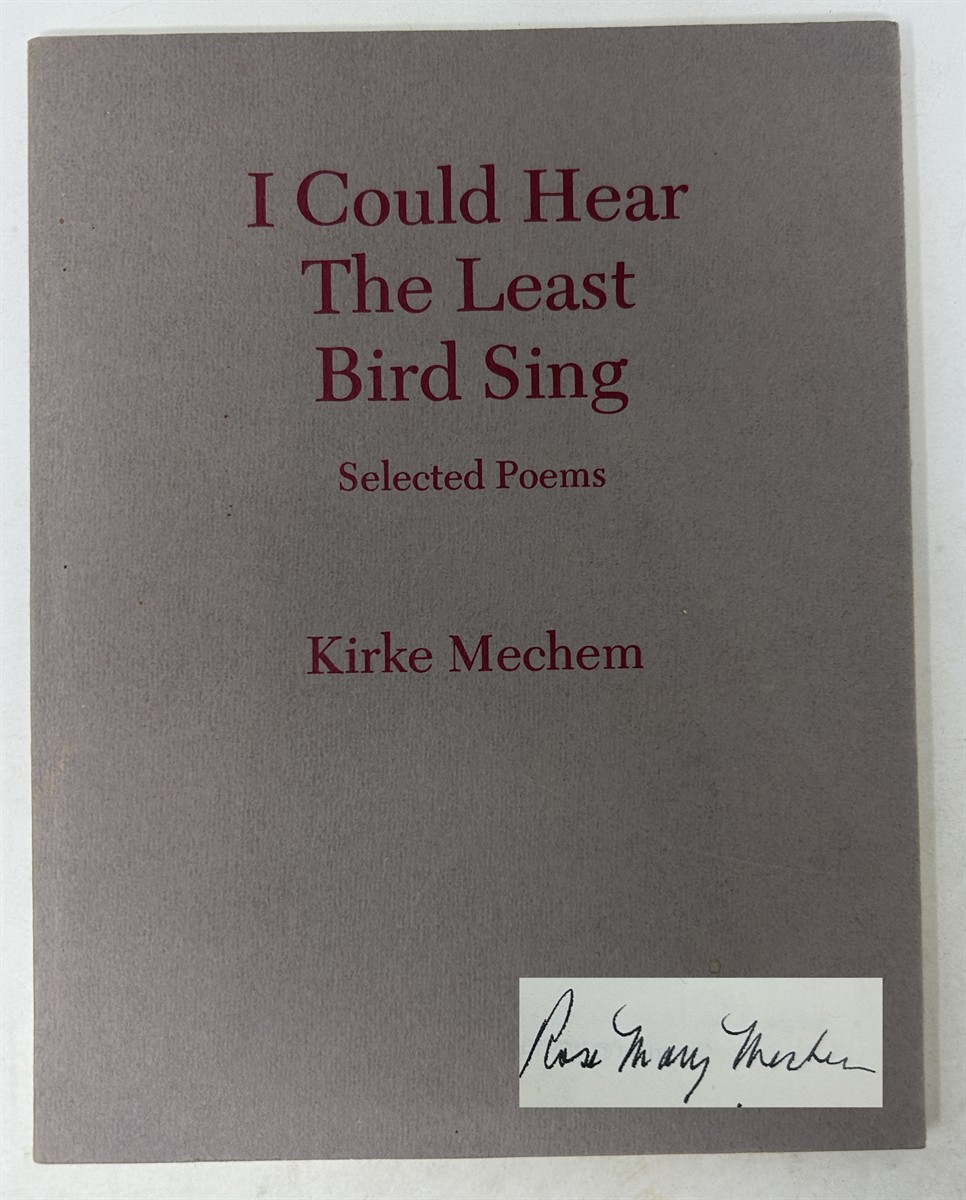 I Could Hear the Least Bird Sing: Selected Poems