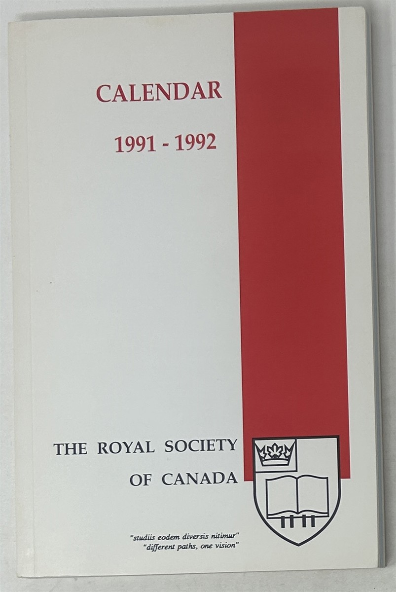 The Royal Society of Canada, Calendar 1991 - 1992