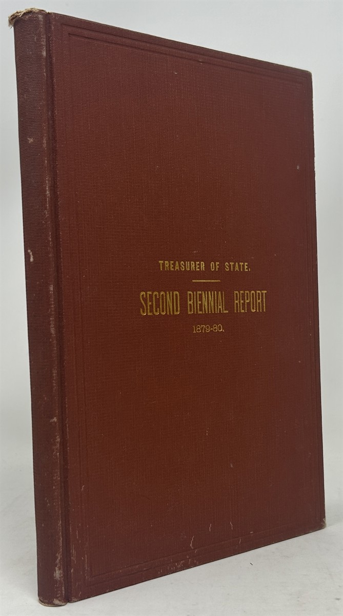 Treasurer of State. Second Biennial Report. June 30, 1880.