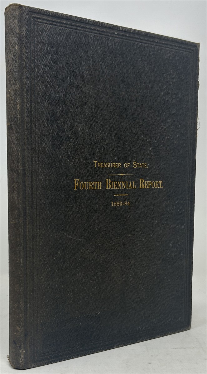Treasurer of State. Fourth Biennial Report. June 30, 1884.