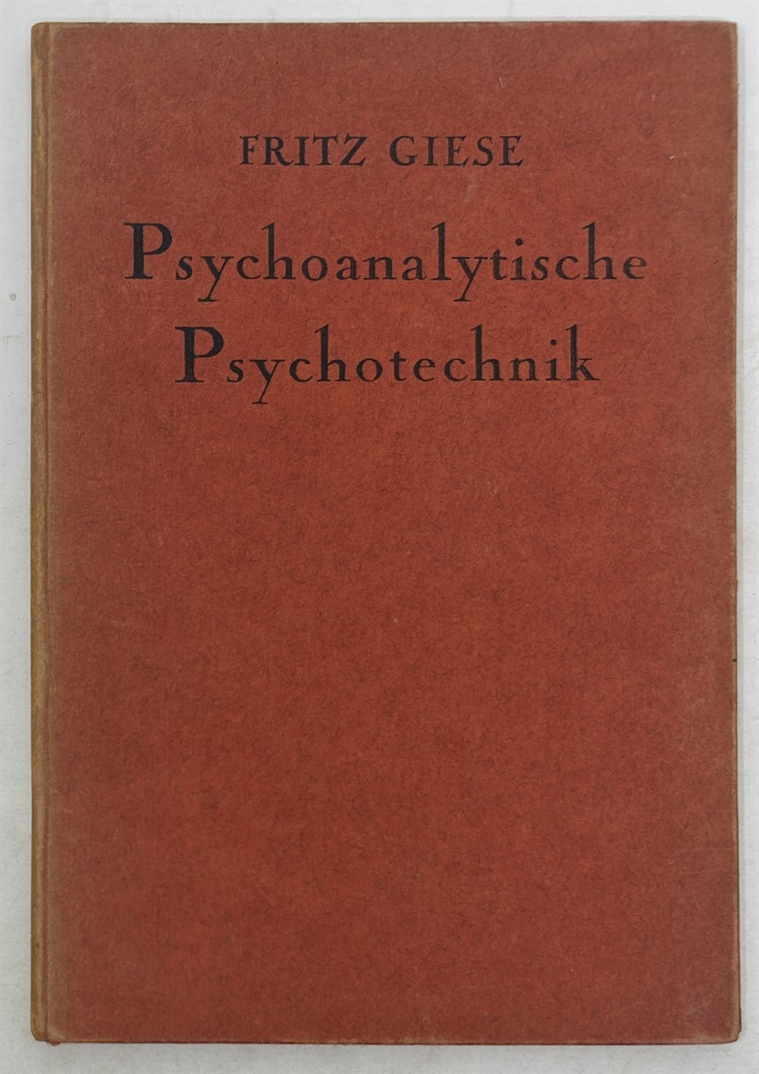 Psychoanalytische Psychotechnik